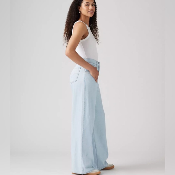 Levi’s Cinch Baggy Jeans Never Going To Change Light Wash 25x31 NWT - Picture 8 of 10